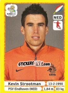 Sticker Kevin Strootman - UEFA Euro Poland-Ukraine 2012. Platinum edition - Panini