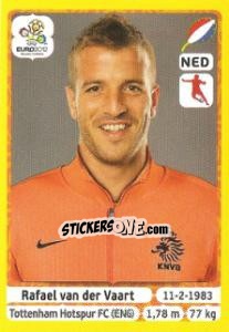 Sticker Rafael van der Vaart - UEFA Euro Poland-Ukraine 2012. Platinum edition n. 181 - Panini
