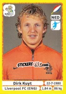 Sticker Dirk Kuyt - UEFA Euro Poland-Ukraine 2012. Platinum edition n. 188 - Panini