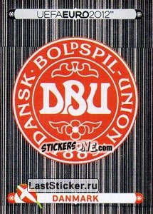 Sticker Badge - Danmark - UEFA Euro Poland-Ukraine 2012. Platinum edition n. 195 - Panini