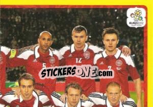 Sticker Team - Danmark - UEFA Euro Poland-Ukraine 2012. Platinum edition n. 197 - Panini