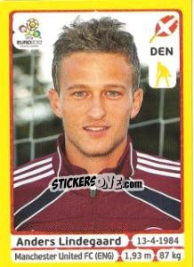Sticker Anders Lindegaard - UEFA Euro Poland-Ukraine 2012. Platinum edition n. 201 - Panini