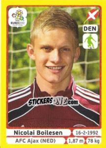 Sticker Nicolai Boilesen - UEFA Euro Poland-Ukraine 2012. Platinum edition n. 206 - Panini