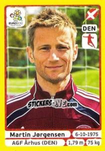 Sticker Martin Jørgensen - UEFA Euro Poland-Ukraine 2012. Platinum edition - Panini