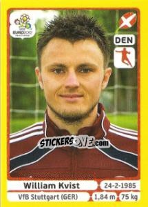 Sticker William Kvist - UEFA Euro Poland-Ukraine 2012. Platinum edition n. 209 - Panini