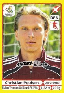 Sticker Christian Poulsen - UEFA Euro Poland-Ukraine 2012. Platinum edition n. 210 - Panini