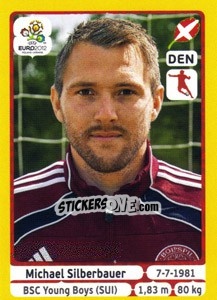 Sticker Michael Silberbauer - UEFA Euro Poland-Ukraine 2012. Platinum edition n. 211 - Panini