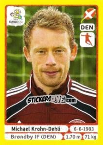 Sticker Michael Krohn-Dehli - UEFA Euro Poland-Ukraine 2012. Platinum edition n. 214 - Panini