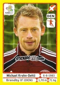 Figurina Michael Krohn-Dehli - UEFA Euro Poland-Ukraine 2012. Platinum edition - Panini