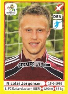 Figurina Nicolai Jørgensen - UEFA Euro Poland-Ukraine 2012. Platinum edition - Panini