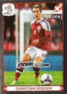 Sticker Christian Eriksen - UEFA Euro Poland-Ukraine 2012. Platinum edition n. 221 - Panini