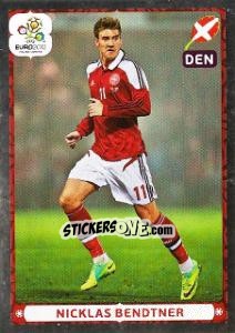 Sticker Nicklas Bendtner - UEFA Euro Poland-Ukraine 2012. Platinum edition - Panini