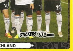 Sticker Team - Deutschland - UEFA Euro Poland-Ukraine 2012. Platinum edition - Panini