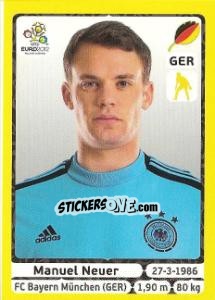 Sticker Manuel Neuer - UEFA Euro Poland-Ukraine 2012. Platinum edition n. 229 - Panini