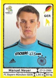 Figurina Manuel Neuer - UEFA Euro Poland-Ukraine 2012. Platinum edition - Panini