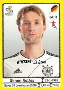 Sticker Simon Rolfes - UEFA Euro Poland-Ukraine 2012. Platinum edition n. 237 - Panini