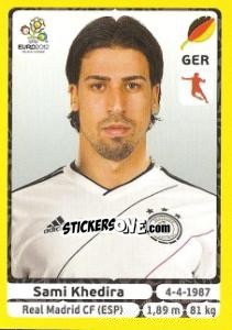 Sticker Sami Khedira - UEFA Euro Poland-Ukraine 2012. Platinum edition n. 238 - Panini