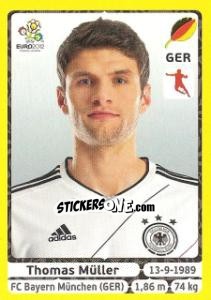 Sticker Thomas Müller - UEFA Euro Poland-Ukraine 2012. Platinum edition n. 245 - Panini