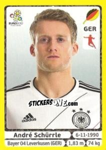 Sticker André Schürrle - UEFA Euro Poland-Ukraine 2012. Platinum edition n. 246 - Panini