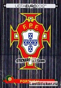 Figurina Badge - Portugal - UEFA Euro Poland-Ukraine 2012. Platinum edition - Panini