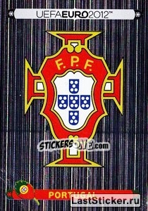 Cromo Badge - Portugal - UEFA Euro Poland-Ukraine 2012. Platinum edition - Panini