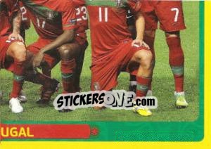 Sticker Team - Portugal - UEFA Euro Poland-Ukraine 2012. Platinum edition n. 257 - Panini