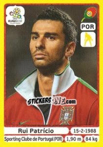 Sticker Rui Patrício - UEFA Euro Poland-Ukraine 2012. Platinum edition n. 258 - Panini