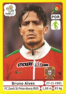 Sticker Bruno Alves - UEFA Euro Poland-Ukraine 2012. Platinum edition n. 260 - Panini
