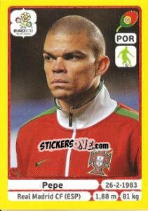 Sticker Pepe - UEFA Euro Poland-Ukraine 2012. Platinum edition n. 261 - Panini