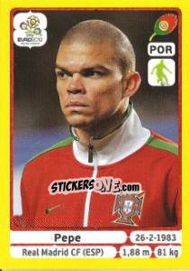 Cromo Pepe - UEFA Euro Poland-Ukraine 2012. Platinum edition - Panini