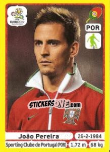 Sticker João Pereira - UEFA Euro Poland-Ukraine 2012. Platinum edition n. 263 - Panini