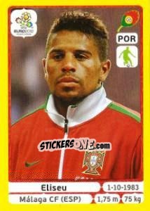 Sticker Eliseu - UEFA Euro Poland-Ukraine 2012. Platinum edition n. 265 - Panini