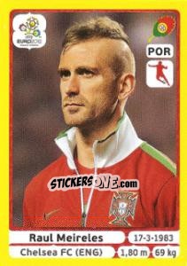Sticker Raul Meireles - UEFA Euro Poland-Ukraine 2012. Platinum edition n. 267 - Panini