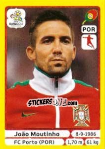 Sticker João Moutinho - UEFA Euro Poland-Ukraine 2012. Platinum edition - Panini