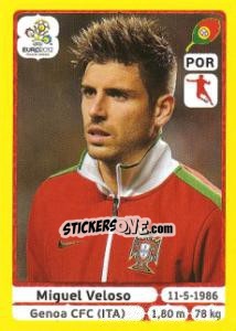 Cromo Miguel Veloso - UEFA Euro Poland-Ukraine 2012. Platinum edition - Panini