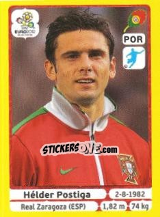 Sticker Hélder Postiga - UEFA Euro Poland-Ukraine 2012. Platinum edition n. 276 - Panini