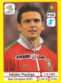 Sticker Hélder Postiga - UEFA Euro Poland-Ukraine 2012. Platinum edition - Panini