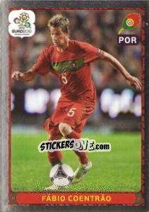 Sticker Fábio Coentrão - UEFA Euro Poland-Ukraine 2012. Platinum edition n. 278 - Panini