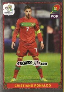 Sticker Cristiano Ronaldo - UEFA Euro Poland-Ukraine 2012. Platinum edition n. 280 - Panini