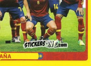 Sticker Team - España - UEFA Euro Poland-Ukraine 2012. Platinum edition n. 286 - Panini