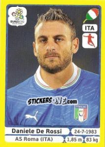 Sticker Daniele De Rossi - UEFA Euro Poland-Ukraine 2012. Platinum edition - Panini