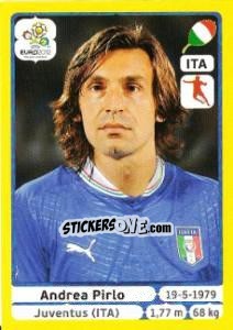 Sticker Andrea Pirlo - UEFA Euro Poland-Ukraine 2012. Platinum edition n. 325 - Panini