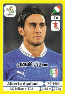 Cromo Alberto Aquilani - UEFA Euro Poland-Ukraine 2012. Platinum edition - Panini