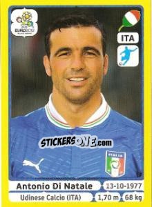 Sticker Antonio Di Natale - UEFA Euro Poland-Ukraine 2012. Platinum edition n. 333 - Panini