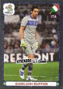 Sticker Gianluigi Buffon - UEFA Euro Poland-Ukraine 2012. Platinum edition n. 336 - Panini