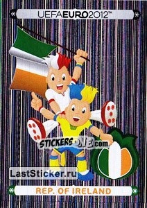 Sticker Official Mascot - Rep. of Ireland - UEFA Euro Poland-Ukraine 2012. Platinum edition n. 339 - Panini