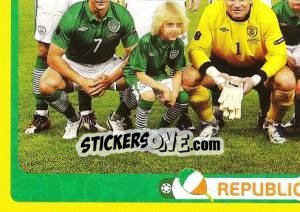 Sticker Team - Rep. of Ireland - UEFA Euro Poland-Ukraine 2012. Platinum edition n. 343 - Panini