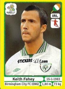 Sticker Keith Fahey - UEFA Euro Poland-Ukraine 2012. Platinum edition n. 353 - Panini