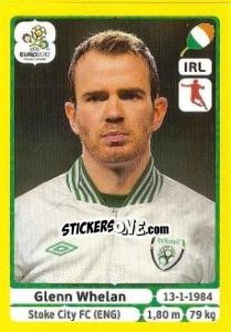 Sticker Glenn Whelan - UEFA Euro Poland-Ukraine 2012. Platinum edition n. 354 - Panini