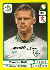 Sticker Damien Duff - UEFA Euro Poland-Ukraine 2012. Platinum edition n. 357 - Panini